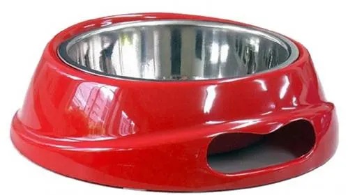 Castron Melamina/Inox Red 500 ml 8040