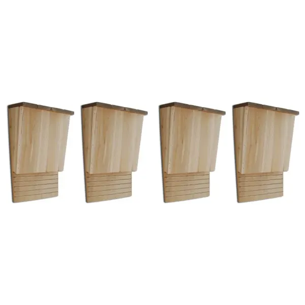 Casute de lilieci, 4 buc., 22 x 12 x 34 cm, lemn