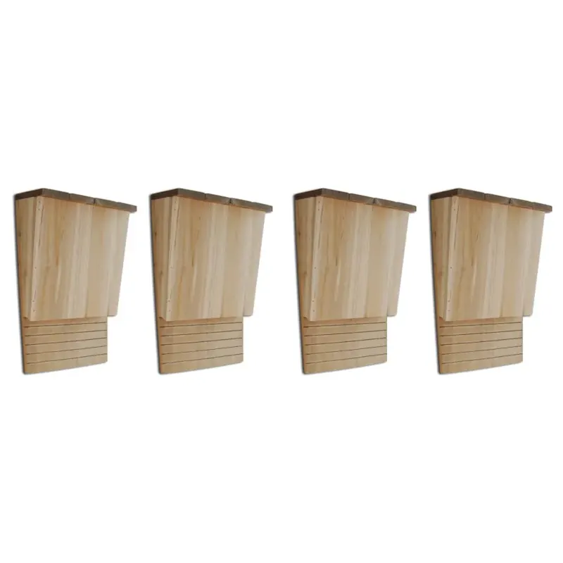 Casute de lilieci, 4 buc., 22 x 12 x 34 cm, lemn