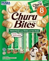 Churu Rolls Recompense pentru caini cu Pui si Ton