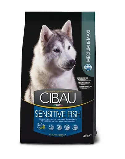CIBAU Sensitive Adult Medium/Maxi 12kg + 2kg