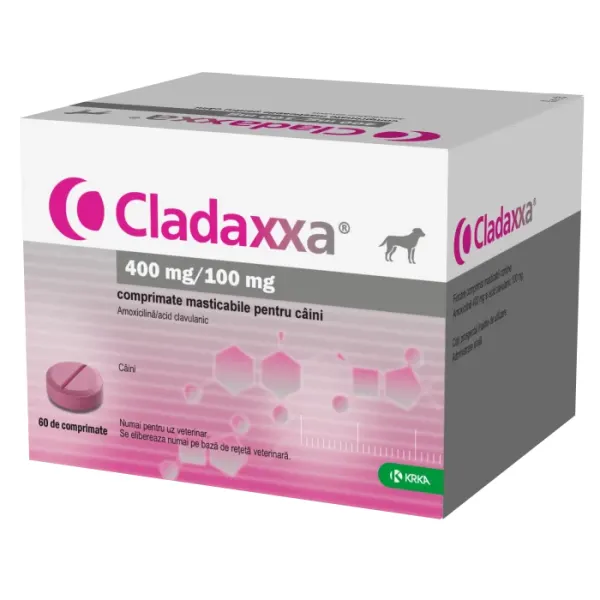 Cladaxxa 400mg 100mg 6 comprimate masticabile