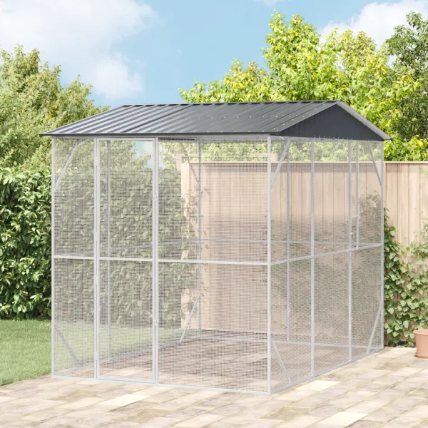 Gossi colivie de pasari, antracit, 310x227x247 cm, otel
