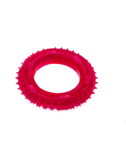 COMFY Mint Dental Ring jucarie dentara roz pentru caini 13 cm