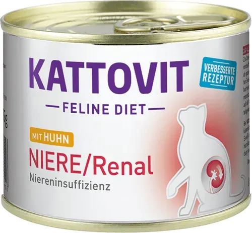 Conserva Kattovit Renal, Pui, 185 g