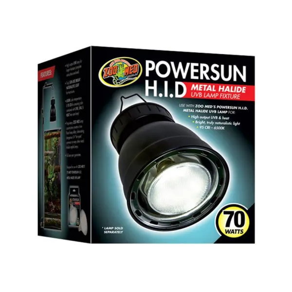 Corp de iluminat Zoo Med cu fixare pentru Powersun HID Fixture