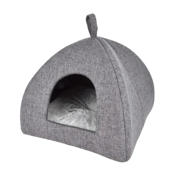 Cort animale gri pentru pisici 40x40 cm – Love Story