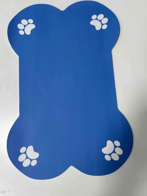 Covoraș Engros de Protecție sub Bol pentru Animale, Formă Os, model 2797