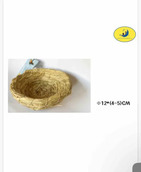 ​Cuib Engros Natural din Paie pentru Păsări, model 3720