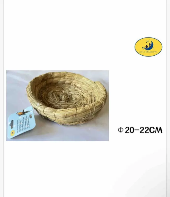 Cuib Engros Natural din Paie pentru Păsări, model 3721