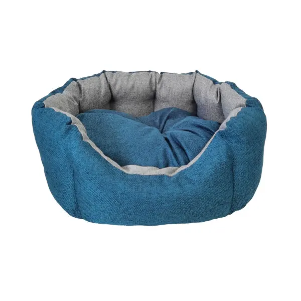 CULCUS TEXTIL PENTRU CAINI SI PISICI ORIONE S GREY-BLUE 48X38X17/60008038
