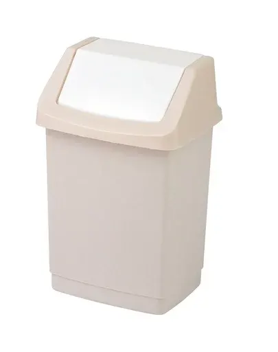 CURVER Click-It coș de gunoi cu capac 50 L, bej