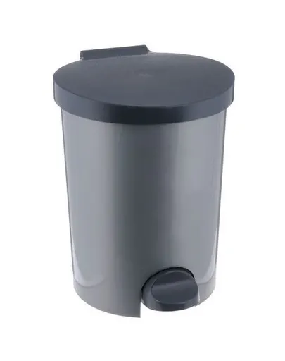 CURVER Cos gunoi cu pedala 15 L gri-argintiu