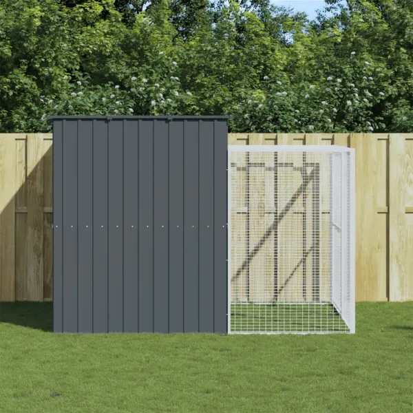 Gossi cusca de caine cu tarc antracit 214x253x181 cm otel galvanizat