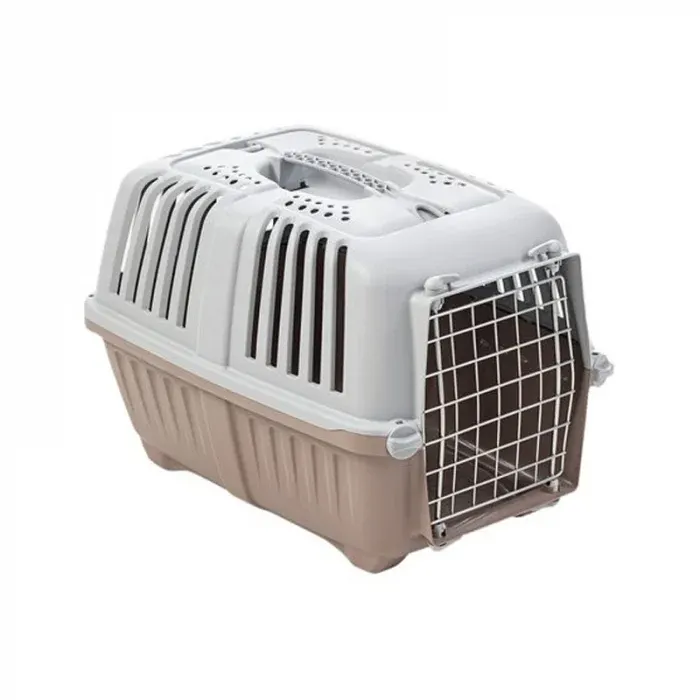 Cusca de transport Pratiko 3 Metal Cipria 60 x 40 x 39 (h) cm