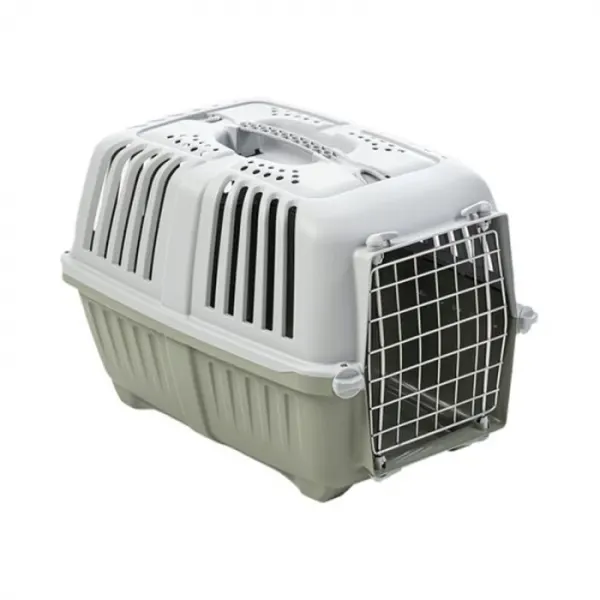 Cusca de transport Pratiko 3 Metal Light Green 60 x 40 x 39 (h) cm