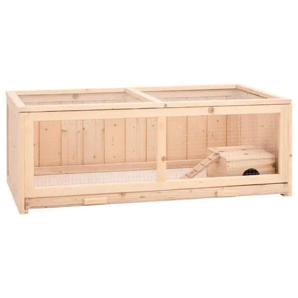 Gossi cusca pentru hamsteri, 104x52x54 cm, lemn masiv de brad