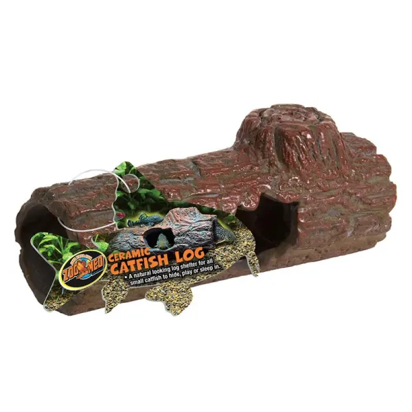 Decor buturuga Zoo Med Ceramic Catfish Log medium