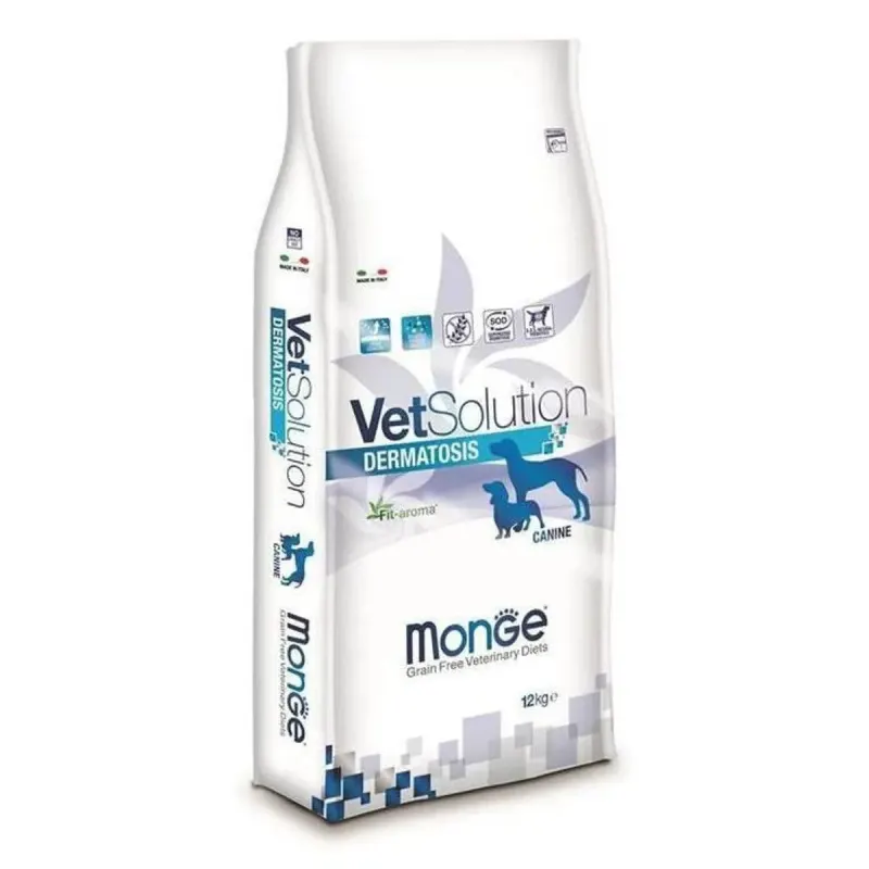 Dieta veterinara caini, Monge VetSolution Dermatosis, 12 kg
