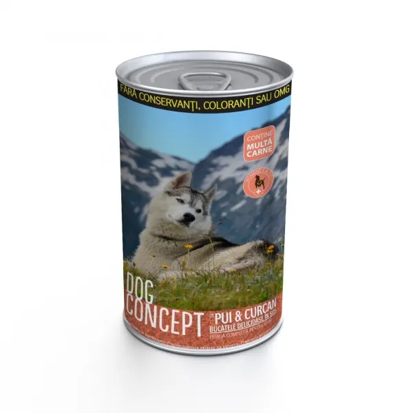 Dog Concept Cons Pui/Curcan 415 g