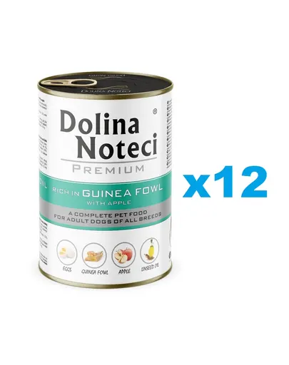 DOLINA NOTECI Premium conserve câini 12x400 g bibilică și măr