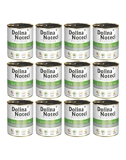 DOLINA NOTECI Premium cu vânat 12x800g hrană câini