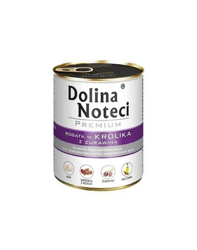 DOLINA NOTECI Premium Mix cod și broccoli și iepure cu merișoare 24x800 g conserve câini