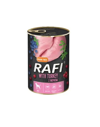 DOLINA NOTECI RAFI hrană umedă pentru câini, curcan 400 g
