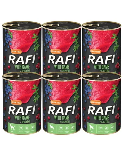 DOLINA NOTECI RAFI Lamb hrana cu miel pentru caini 6x400 g
