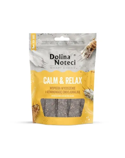 DOLINA NOTECI Smart Chews Calm &amp; Relax 100g recompense câini, suport în reducerea stresului