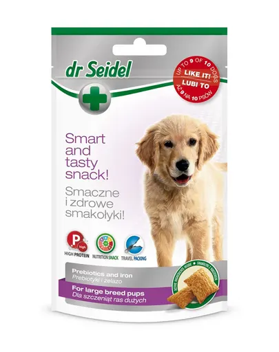 DR SEIDEL gustări căței rase mari digestie și dezvoltare 90 g