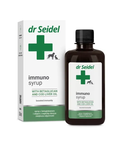 Dr. Seidel IMMUNO SYRUP: Sirop imunitate caini, 250ml