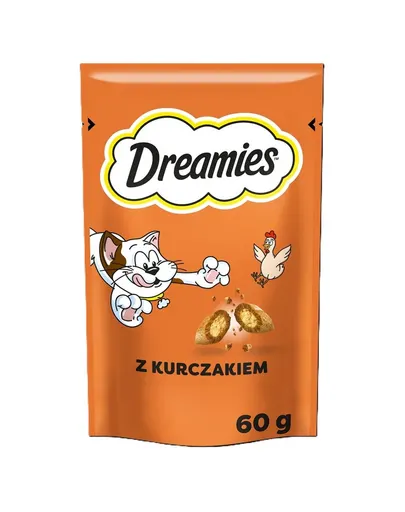 DREAMIES recompense pisici, cu pui 60 g