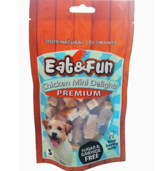 Eat&amp;Fun Recompense Caini Chicken Mini Delights 100 g