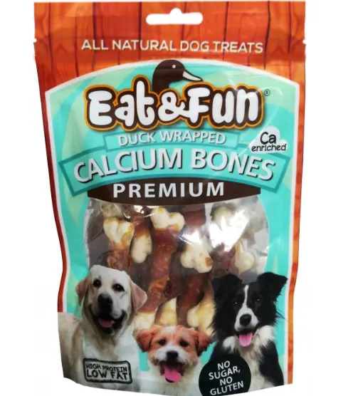 Eat&amp;Fun Recompense Caini Duck Calcium Bone 100 G