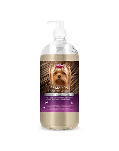 EUROWET șampon pentru Yorkshire Terrier și câini cu blană lungă 1 L
