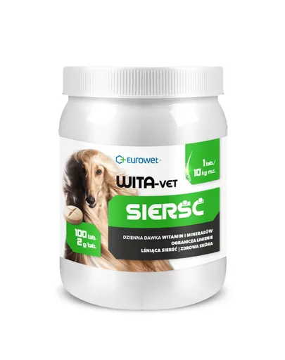 EUROWET Wita-Vet vitamine pentru piele și blană câini 100 tablete
