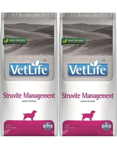 FARMINA Vet Life Struvite Management 2x12 kg dieta veterinara caini