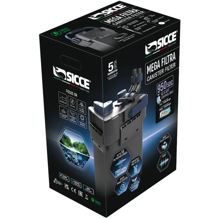 Filtru extern Sicce MEGA FILTRA 950 SDC