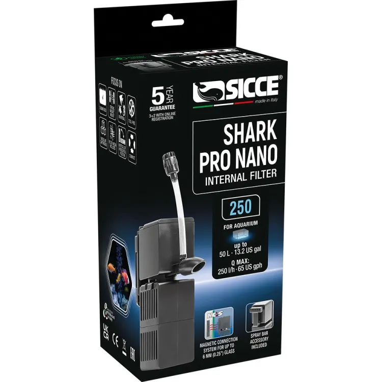 Filtru intern Sicce SHARK PRO NANO 250