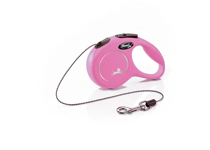 Flexi Lesa New Classic Cord XS 3 m Roz