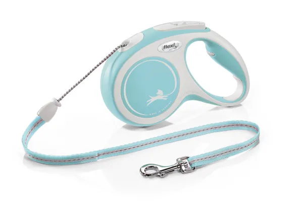 Flexi Lesa New Comfort Cord M 5 Albastru Deschis