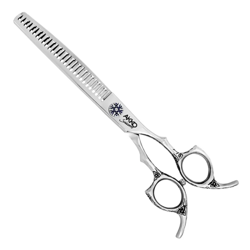 Foarfeca AKKO de filat profesionala RAPTOR 28T curbata
