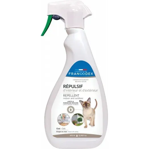 Francodex, spray repulsiv interior-exterior cat, 650 ml