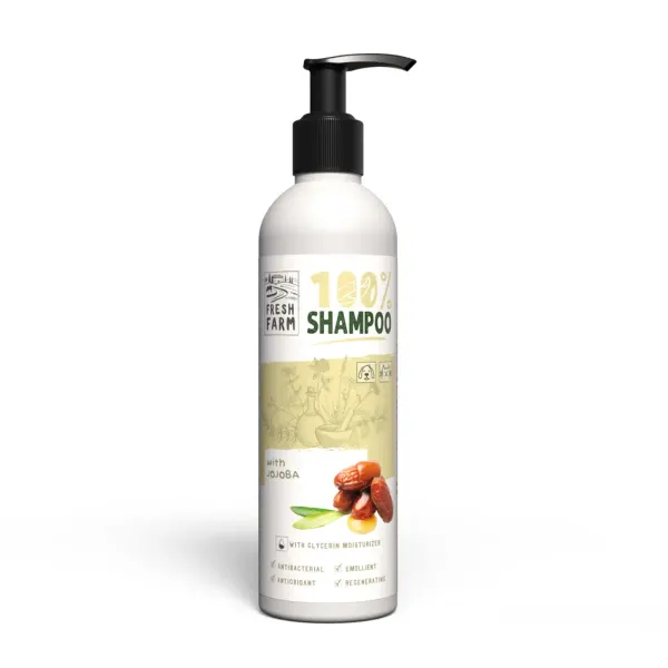 FRESH FARM Jojoba, XS-XL, șampon câini, flacon, 250ml