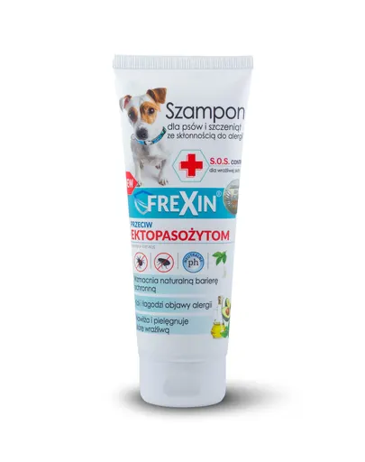 FREXIN S.O.S. CONTROL sampon pentru cainii cu piele sensibila, 220 g