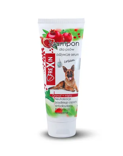 FREXIN Sampon neutralizant pentru caini, cu rodie si menta, 220 g