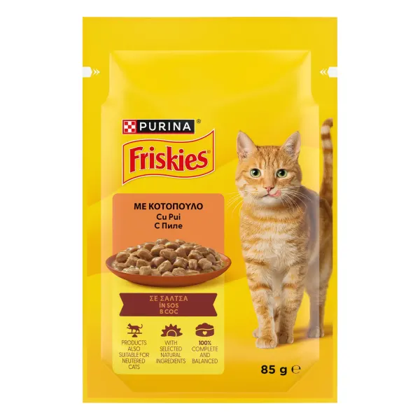 FRISKIES Adult Cat, Chicken, 85 g