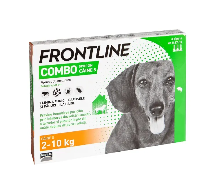 Frontline Combo S Dog Caine (2-10 KG) - 3 PIPETE