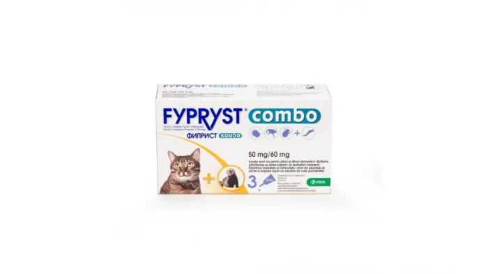 Fypryst Combo Cat 50 mg, 3 pipete